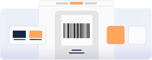 Enter the data for the Barcode